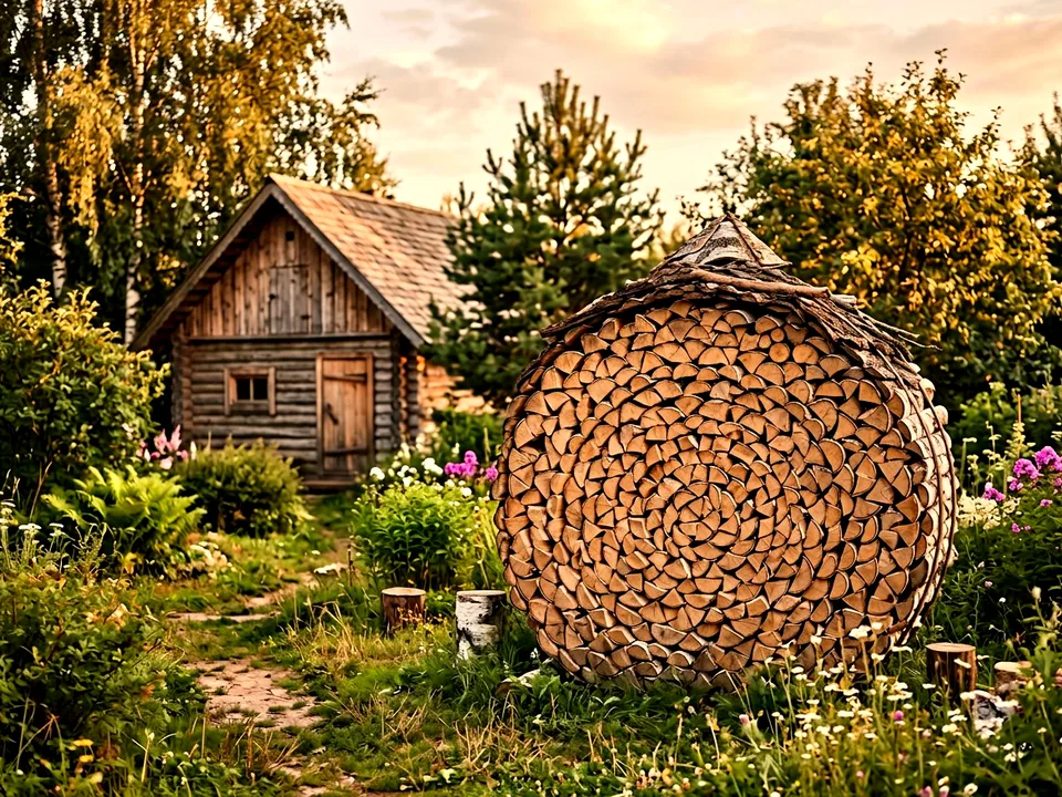 Круговая поленница holzhausen, Брянск, проезд Молодёжная, 4